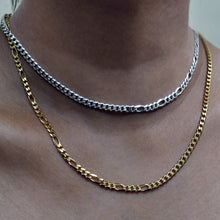 Load image into Gallery viewer, Half and Half Necklace (Medium Thickness)

