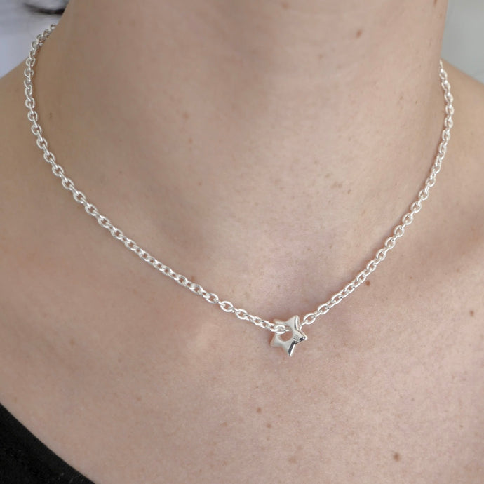 Puffy Star/Heart Necklace