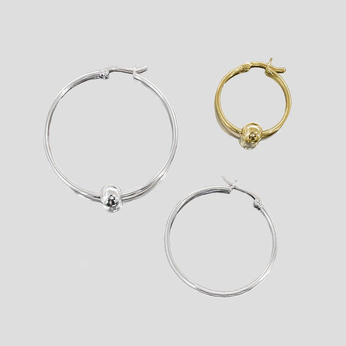 Bauble + Plain Hoops