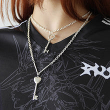 Load image into Gallery viewer, Heart Key Necklace
