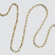 Load image into Gallery viewer, No. II - Half and Half Necklace (Medium Thickness)
