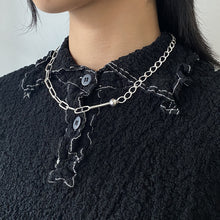 Load image into Gallery viewer, Clip + Curb Bead Necklace

