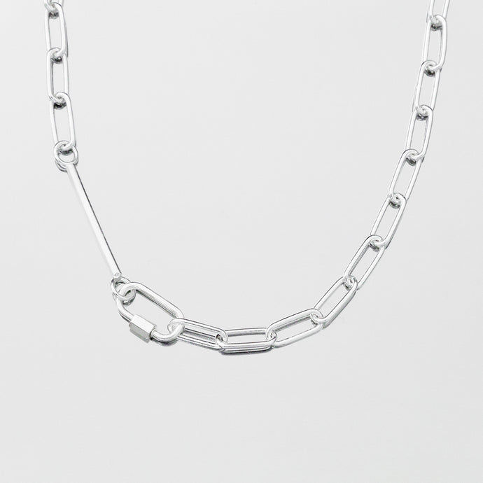 Screw Clasp Clip Necklace