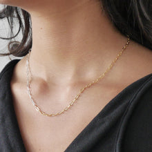 Load image into Gallery viewer, Half Gold Clip Necklace
