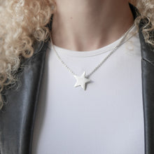 Load image into Gallery viewer, Flat Star + Heart Necklaces
