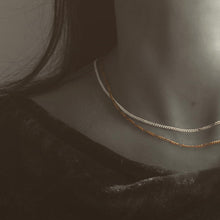 Load image into Gallery viewer, Half and Half Necklace (Thin)
