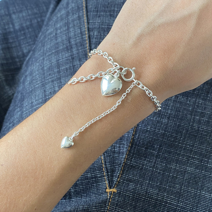 Puffy Heart Bracelet
